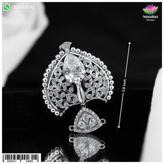 Ruperi Mayur Mukut - Silver