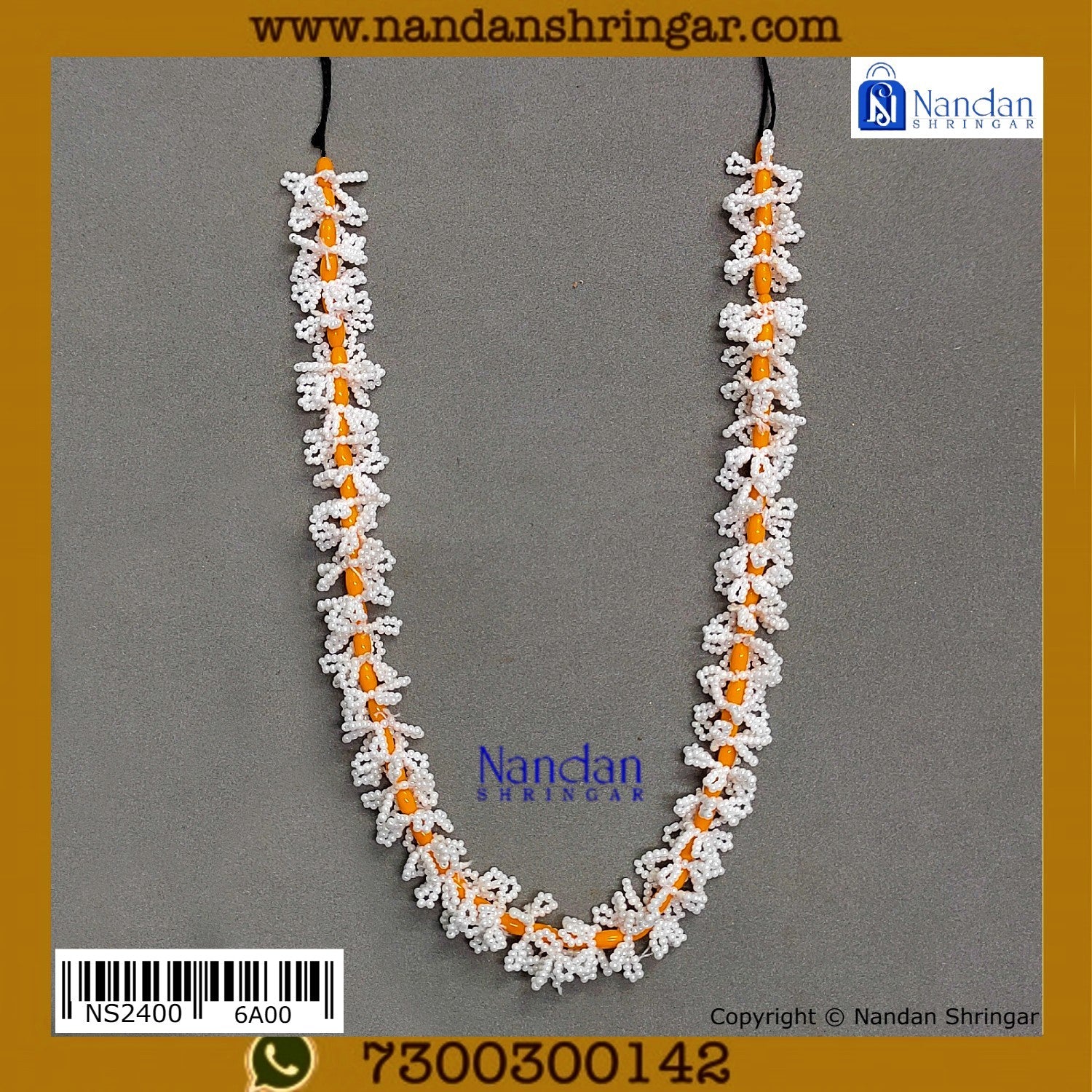 Parijat Pushp Mala (8 Inch)