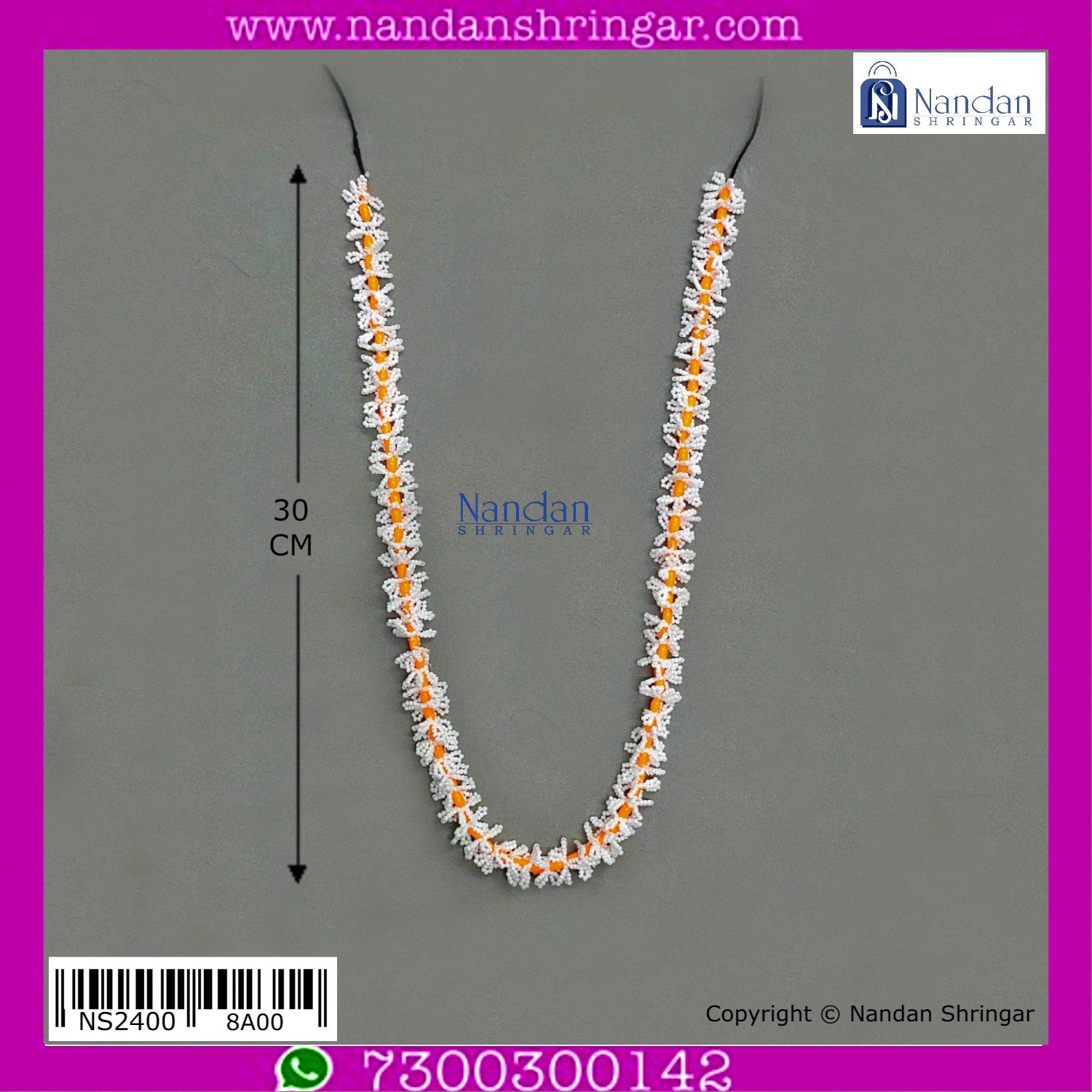 Parijat Pushp Mala (12 Inch)