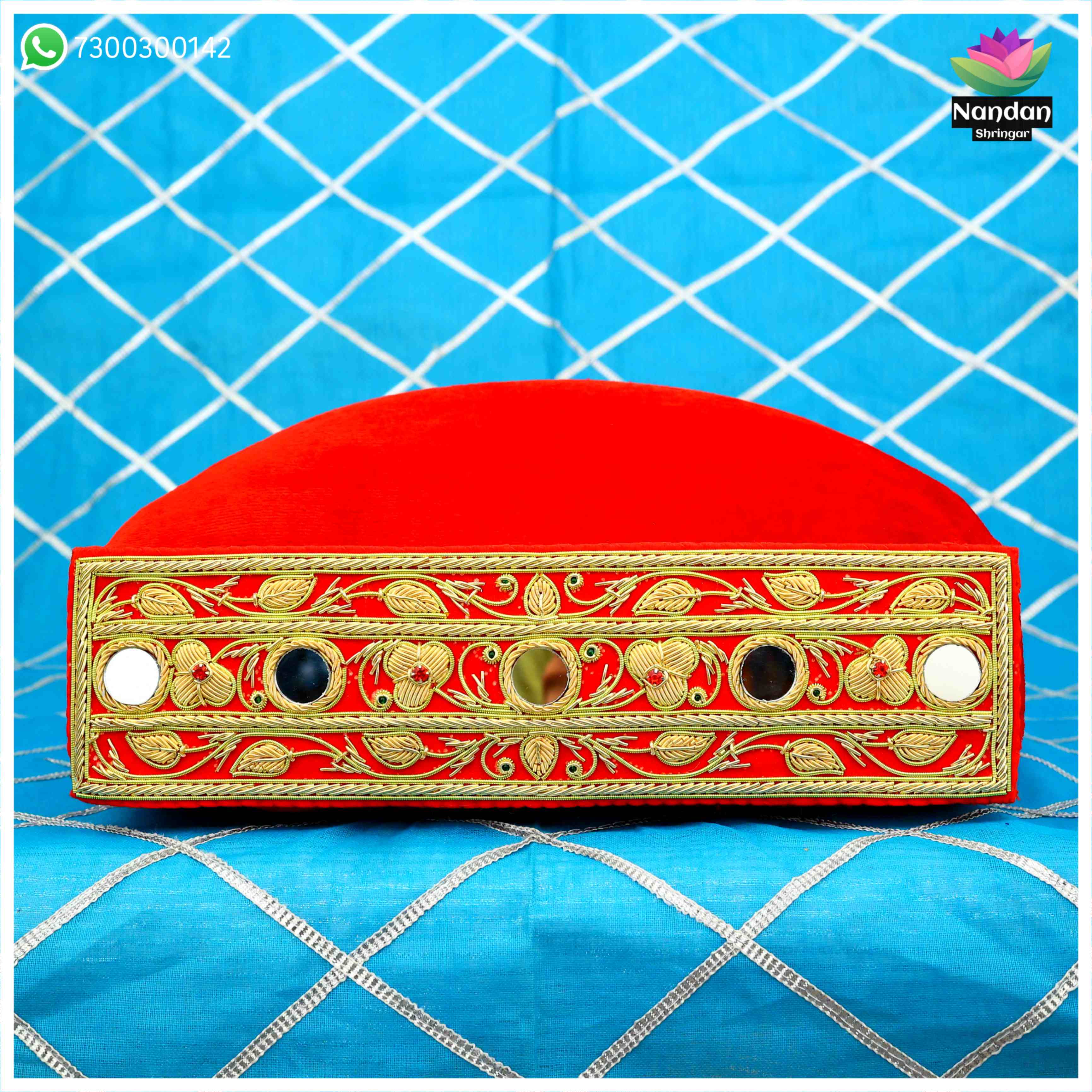 Zardosi Gaadi Mohra 12 Inch