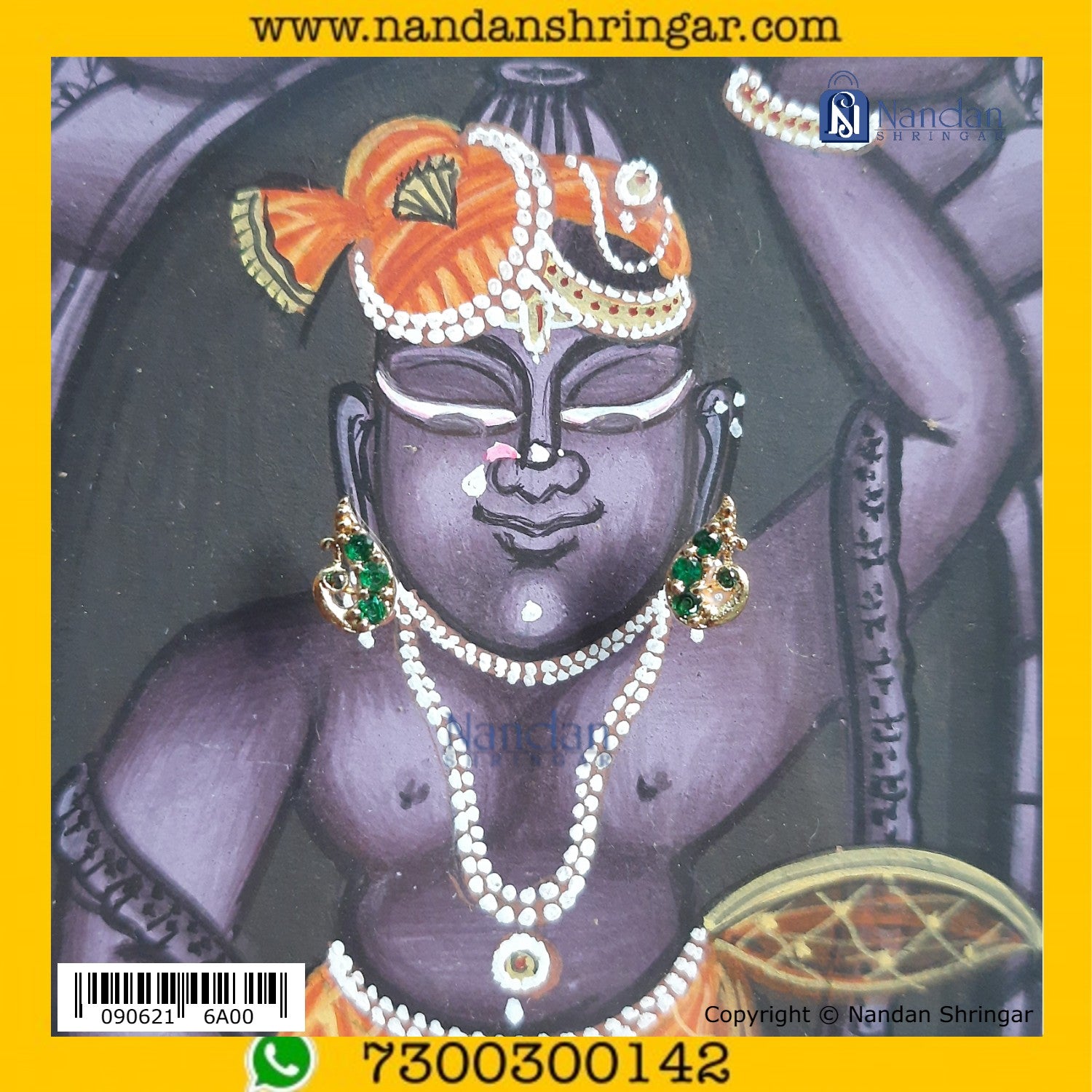 MayuraKrit Kundal - Silver (Panna)