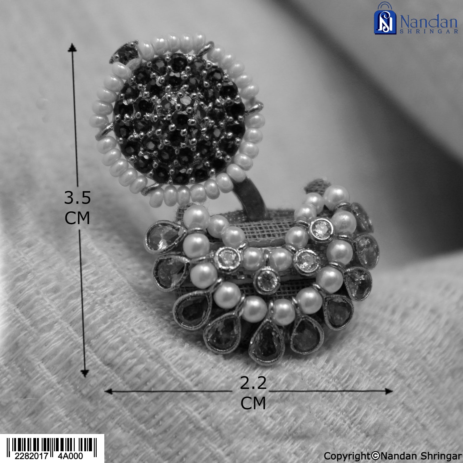 Gol Chandrika with Paag - Silver (Heera)