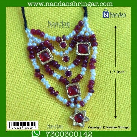 Jadaau Manek Moti Haar (Real Manek & Pearl)