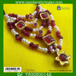 Jadaau Manek Moti Haar (Real Manek & Pearl)