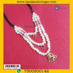 Moti Mala - Real Pearl (Manek)