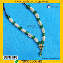 Phool Mala (White, Green)