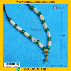 Phool Mala (White, Green)