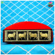 Cow Gaadi Mohra - Black 10 Inch