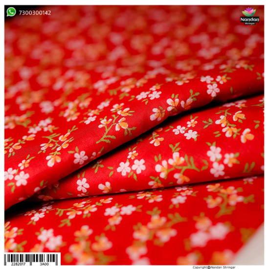 Cheet Vastra - Red (Kasumbi)