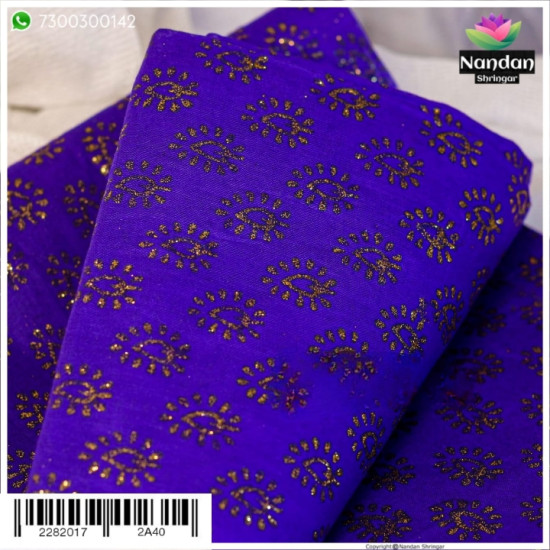 Navratri Special Vastra - Violet (Jambali) Navratri Special Vastra - Violet (Jambali)