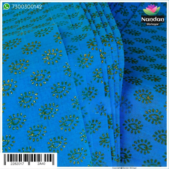 Navratri Special Vastra - Firozi Navratri Special Vastra - Firozi