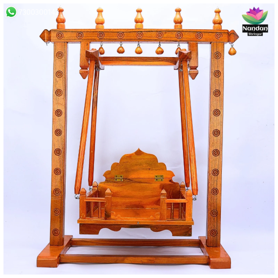 Wooden Hindola Square - No.3