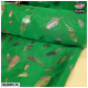 Satin Mayur Print Vastra - Blue