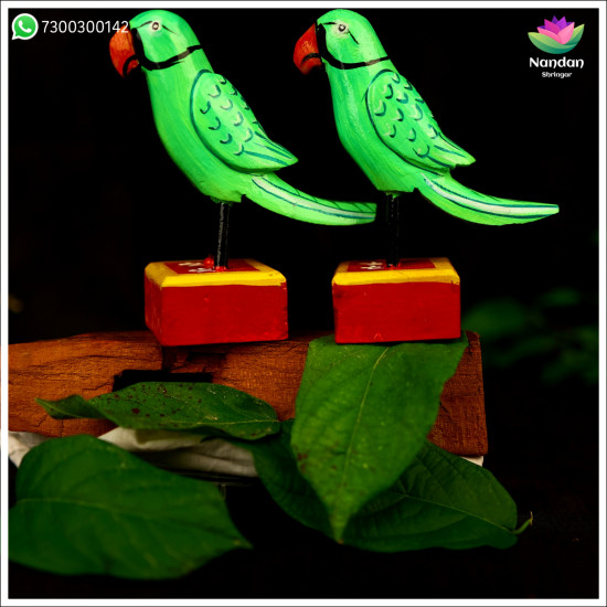 Wooden Parrot - 4 Inch
