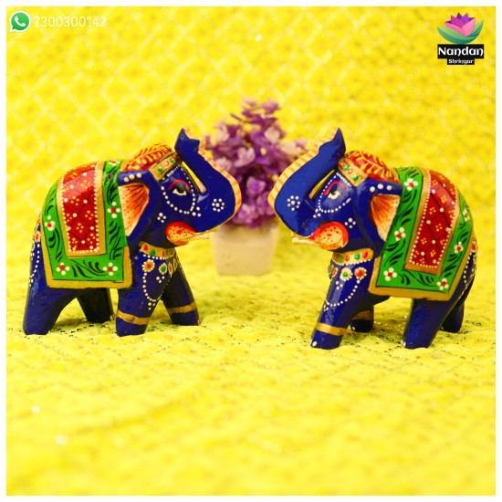 Wooden Elephant - 4 Inch