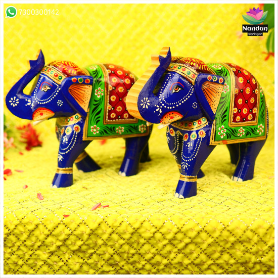 Wooden Elephant - 8 Inch