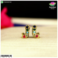 Diwali Special Navratan Makrakrit Kundal