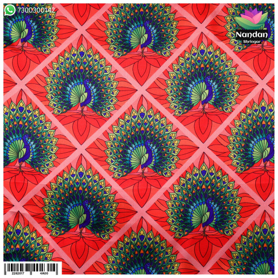 Mayur Nritya Vastra - Red Mayur Nritya Vastra - Red