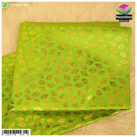 Reshmi Chapa Vastra - Green