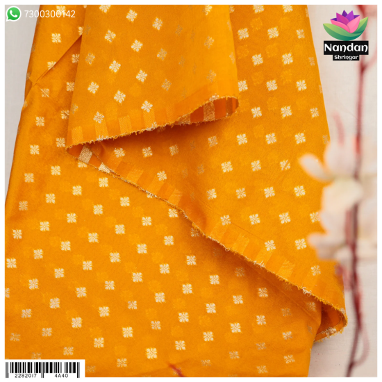 Cotton Butti Kapad - Orange