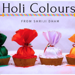 Holi Rang Combo - 4 Colors 100 Gram Each + Dol Pichkari, Chouva