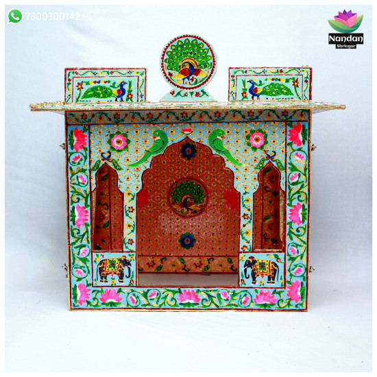 Meenakari Bangla - Reversible  Side 1 - Gulabi Side 2 - Firoja ( 20 Inch )