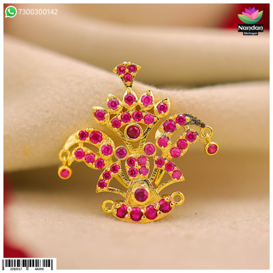 Tipara Folding Silver - Manek (4 In 1 Shringar) 