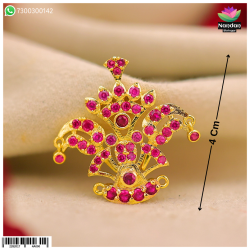 Tipara Folding Silver - Manek (4 In 1 Shringar) 