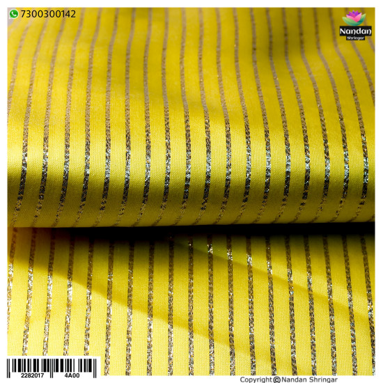 Taas Zari Vastra - Yellow (Nimbu Pila) 