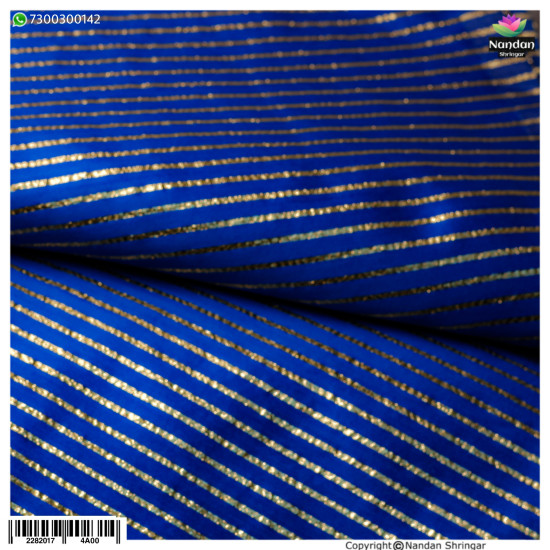 Taas Zari Vastra - Blue (Neela) Taas Zari Vastra - Blue (Neela)