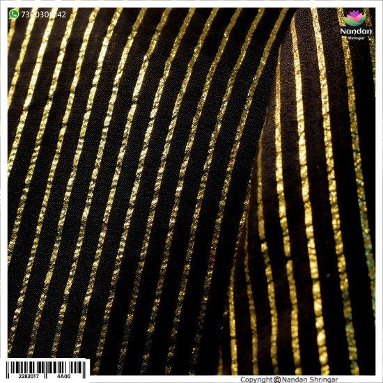 Taas Zari Vastra - Black (Shyam) 