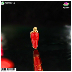 Meenakari Tilak - Red ( Size 2 )