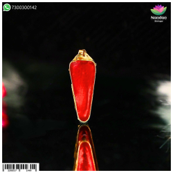 Meenakari Tilak - Red ( Size 4 )