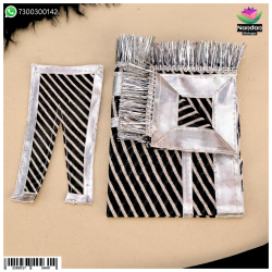 Lehariya Chira Odhni - Black 