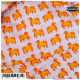 Cow Print Vastra - Yellow