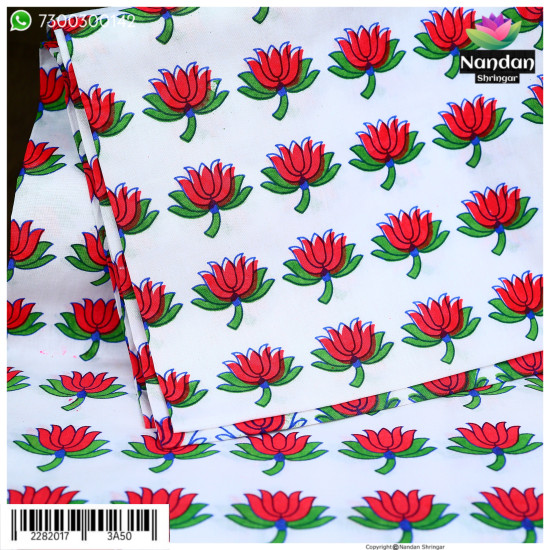 Kamal Talai Vastra - Red