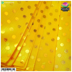 Zari Chap Vastra - Yellow Zari Chap Vastra - Yellow