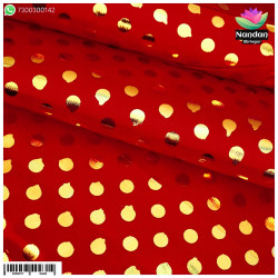 Zari Chap Vastra - Red Zari Chap Vastra - Red