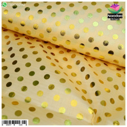 Zari Chap Vastra - Pastel Yellow Zari Chap Vastra - Pastel Yellow