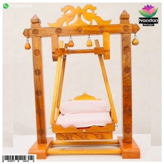 Wooden Mor Hindola Square - Large