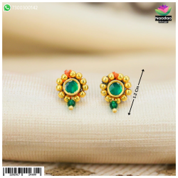 Jadaau Soneri Karnfool - Panna (Silver) Jadaau Soneri Karnfool - Panna (Silver)