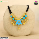Meenakari Traval/Kandora Silver (Blue)