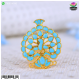 Meenakari Mukut - Blue (Without Kiran)