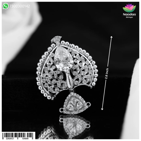 Ruperi Mayur Mukut - Silver 