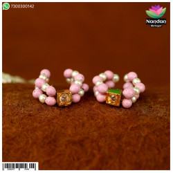 Kada - Gulabi Moti (Silver)