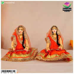 Cloth Gopi Set One Pair - 5 Inch Cloth Gopi Set One Pair - 5 Inch