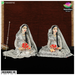 Cloth Gopi Set One Pair - 6 Inch Cloth Gopi Set One Pair - 6 Inch