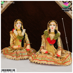 Cloth Gopi Set One Pair - 6 Inch Cloth Gopi Set One Pair - 6 Inch