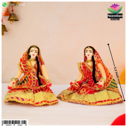 Cloth Gopi Set One Pair - 5 Inch