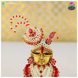 Chandra Katra With Shishfool - Silver (Manek)